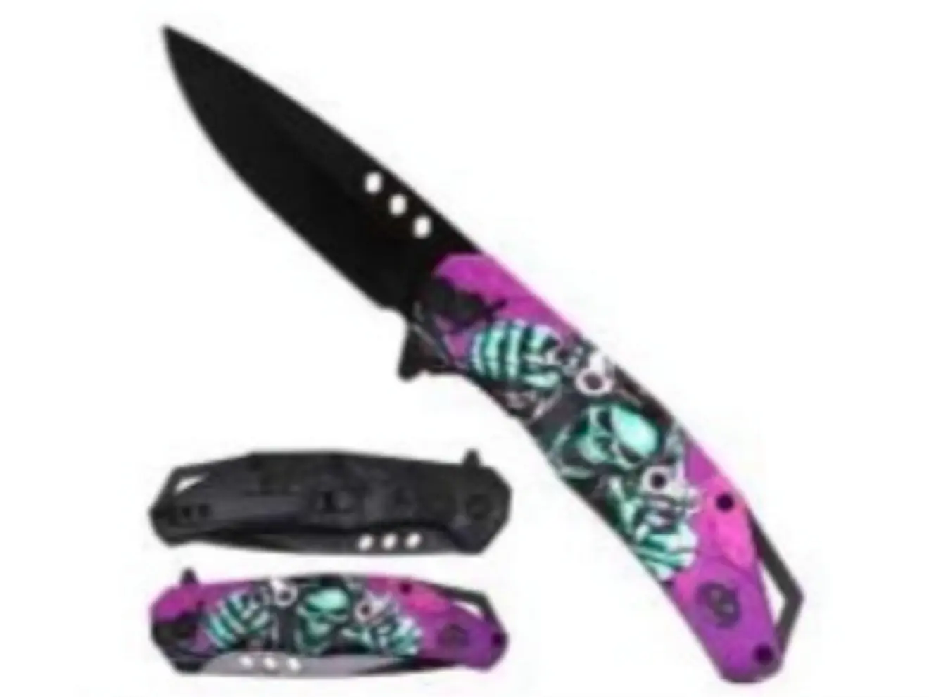 KS1498TC-GRIM REAPER REV TEAL/PURPLE