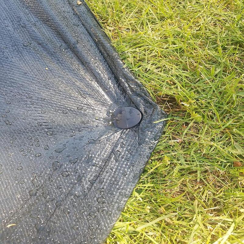 30 Pcs 4.3 inch Sturdy Plastic Stakes Anchors Rustproof for Holding Down Landscape Fabric Lawn Edging,Tents,Game Nets and Rain Tarps Black