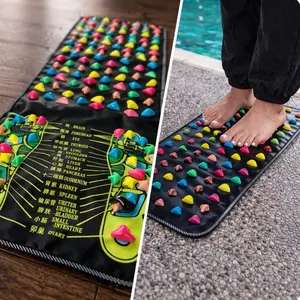 Foot Massage Mat - Acupressure Reflexology Mat for Pain Relief & Circulation