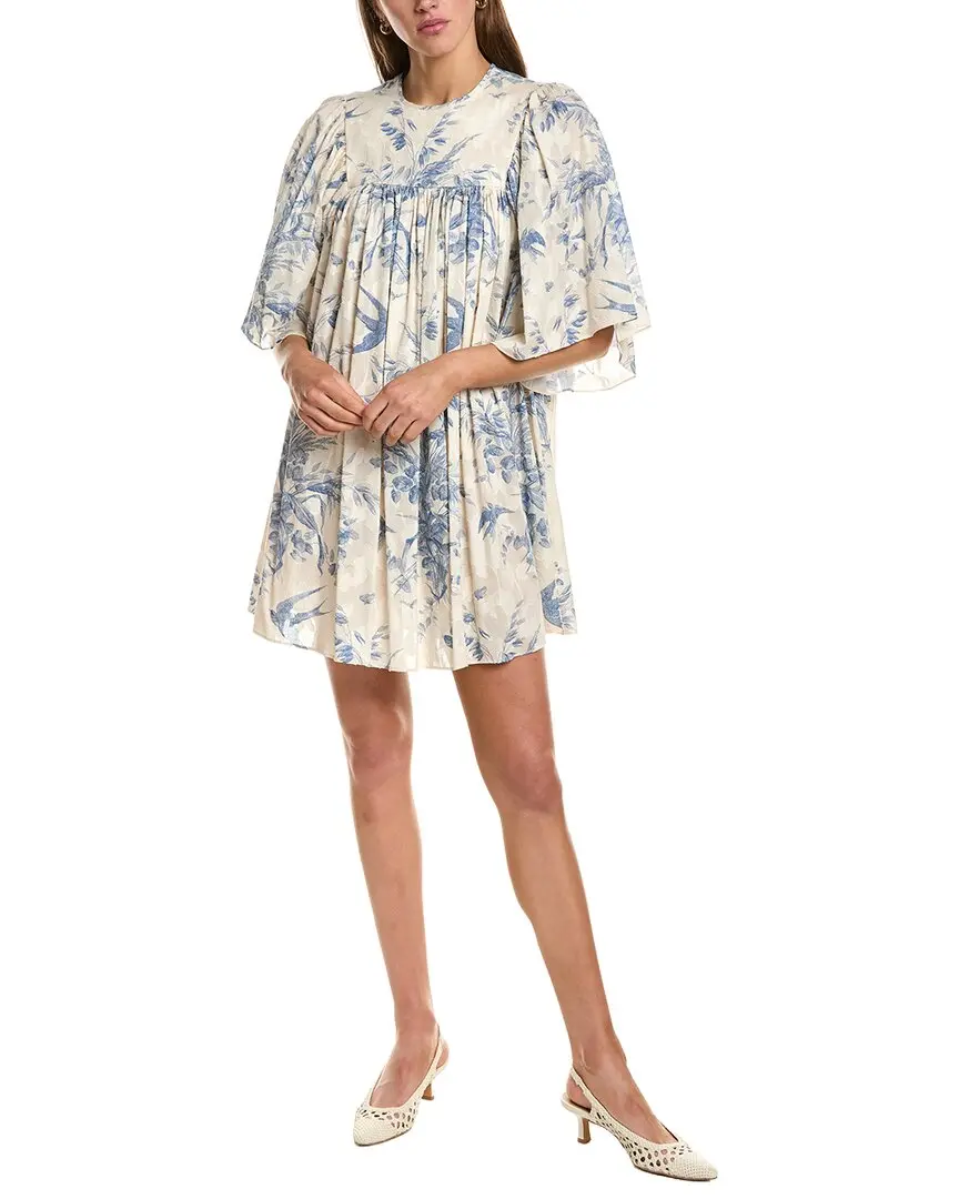 RED Valentino Printed Fil Coupe Mini Dress