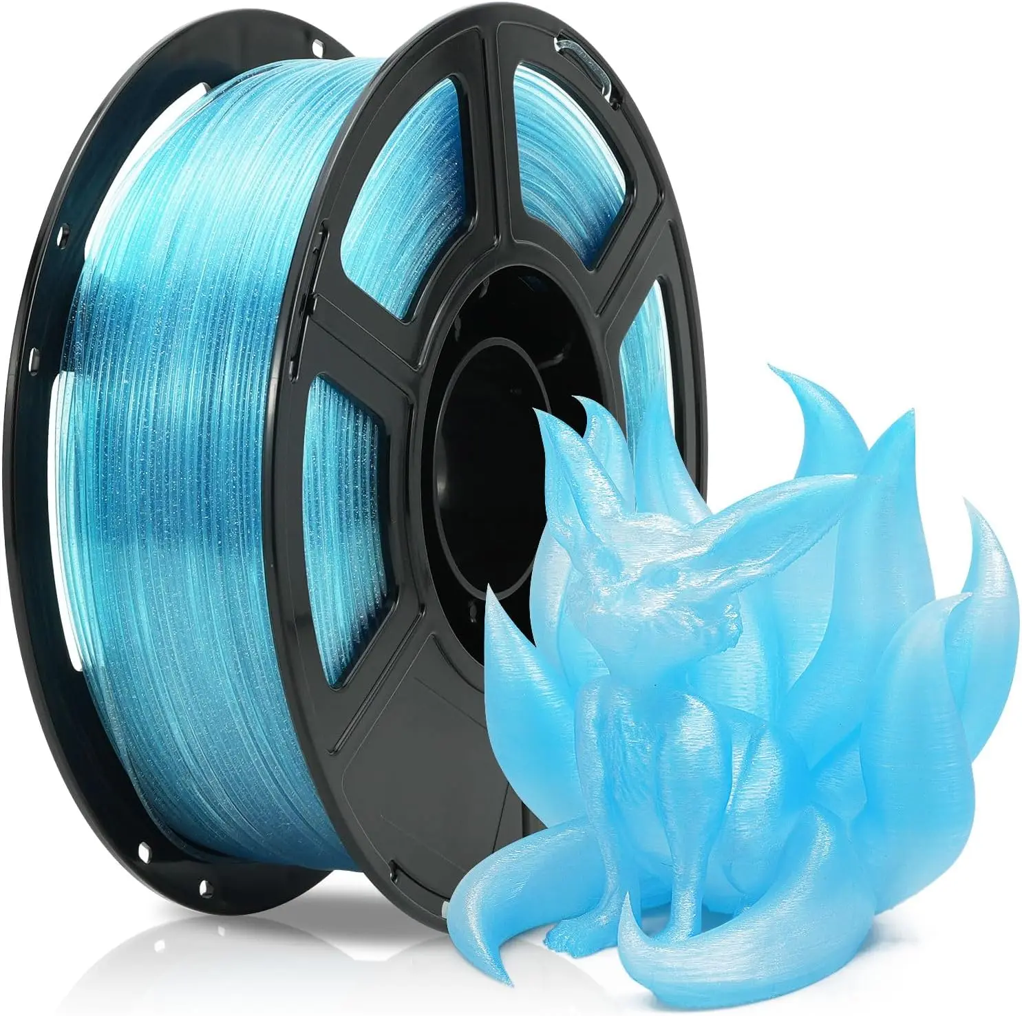 Flashforge Rainbow PLA 3D Printer Filament Spool - 1.75mm, 1kg (2.2lbs), High Speed 500mm/s Printing, High-Precision Fine Detailing, Tangle-Free, 4.8/5 Stars (2266 Reviews), Filament 3D Printing Supplies