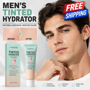 MAFFICK Men's Primer & Natural Concealer Color Corrector Face Cream - Oil-Control, Water-Based, Non-Sticky, No White Cast for Daily Use