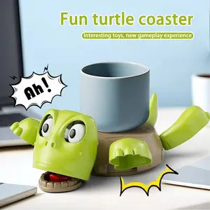 Turtle Coaster Set, Durable Turtle Design Drink Coasters, Perfect Gift for Coffee Lovers & Tea Enthusiasts, Ideal Tabletop Protection