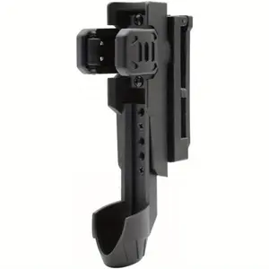 Expandable Baton Holster, 360 Degree Rotatable Duty Belt Flashlight Holder, Telescopic Baton Pouch Tactical Accessory For 21"~26" Baton (0.98"~1.14" Diameter)