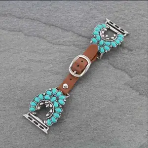 Western Apple Watch Leather Band 42/44/45mm