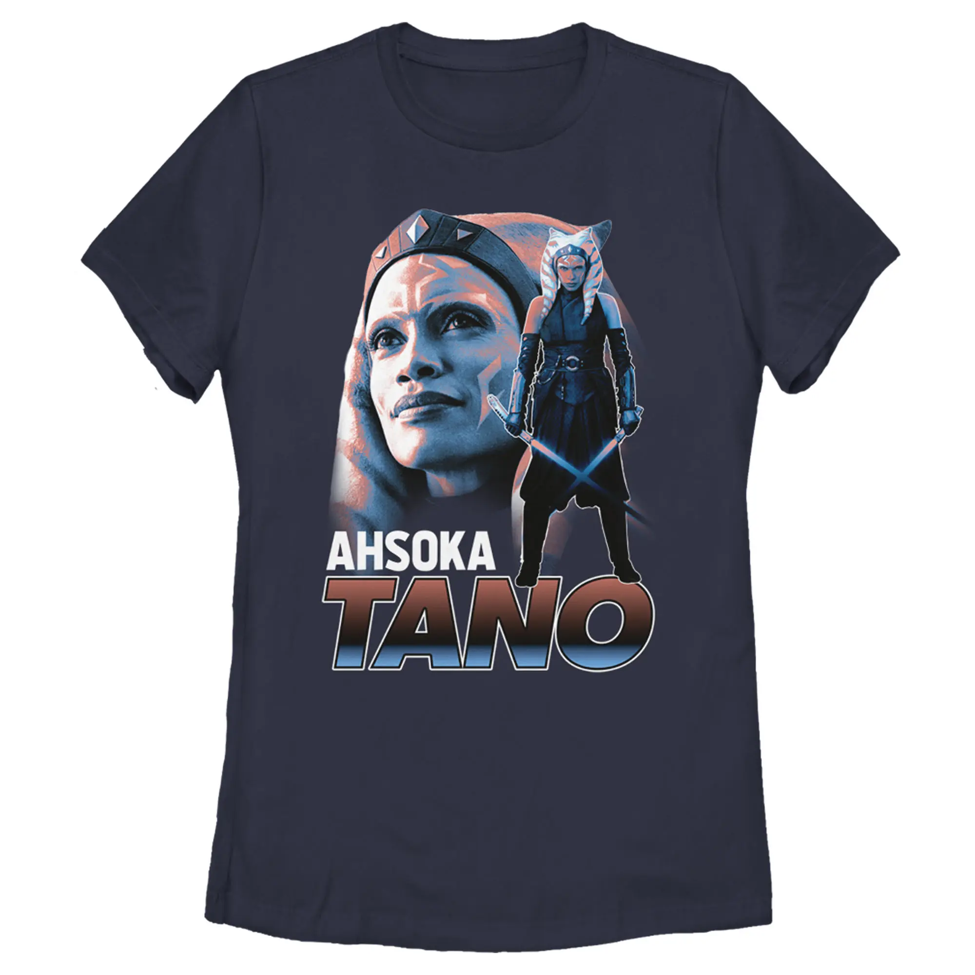 Women's Star Wars The Mandalorian Ahsoka Tano Portrait T-Shirt