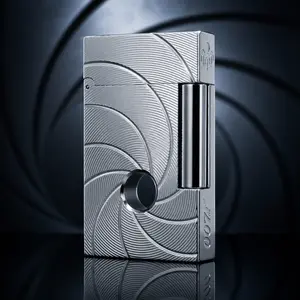 [Classical] Silver James Bond 007 Dupont Lighter 145g best Ping gift for him