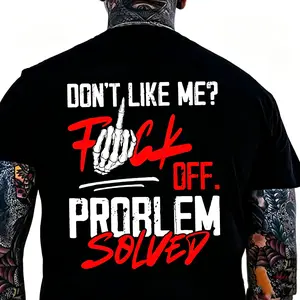 Problem Solved T-Shirt – Savage "Don’t Like Me" Graphic Streetwear