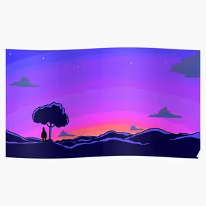 Sassy The Sasquatch Poster Tapestry Wall Hanging Home Decoration Wall Blanket Dormitory Living Room Bedroom Backdrop Poste Gift Colorful Starry Sky Pattern Diy Decorative