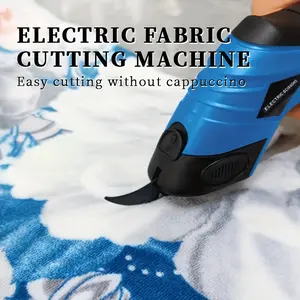 Wireless Cordless Electric Scissors, 4v Rechargeable Strong Cutting Tool, Ideal for Fabric, Leather, Carpet, Hardboard, Sewing, Craft Making