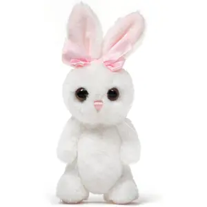 Head Bunny The Stuffed Bunny Plush, 8 Inch White Bunny Stuffed Animal