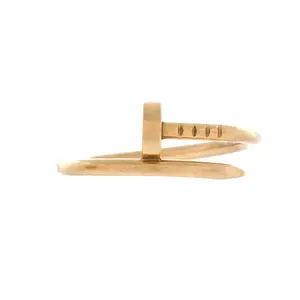 Pre-owned Cartier Juste un Clou Ring 18K Yellow Gold Small by Rebag