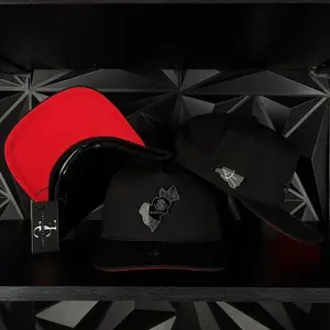 Querétaro México estado SnapBack Hat-Black/Red Visor Cotton Cap