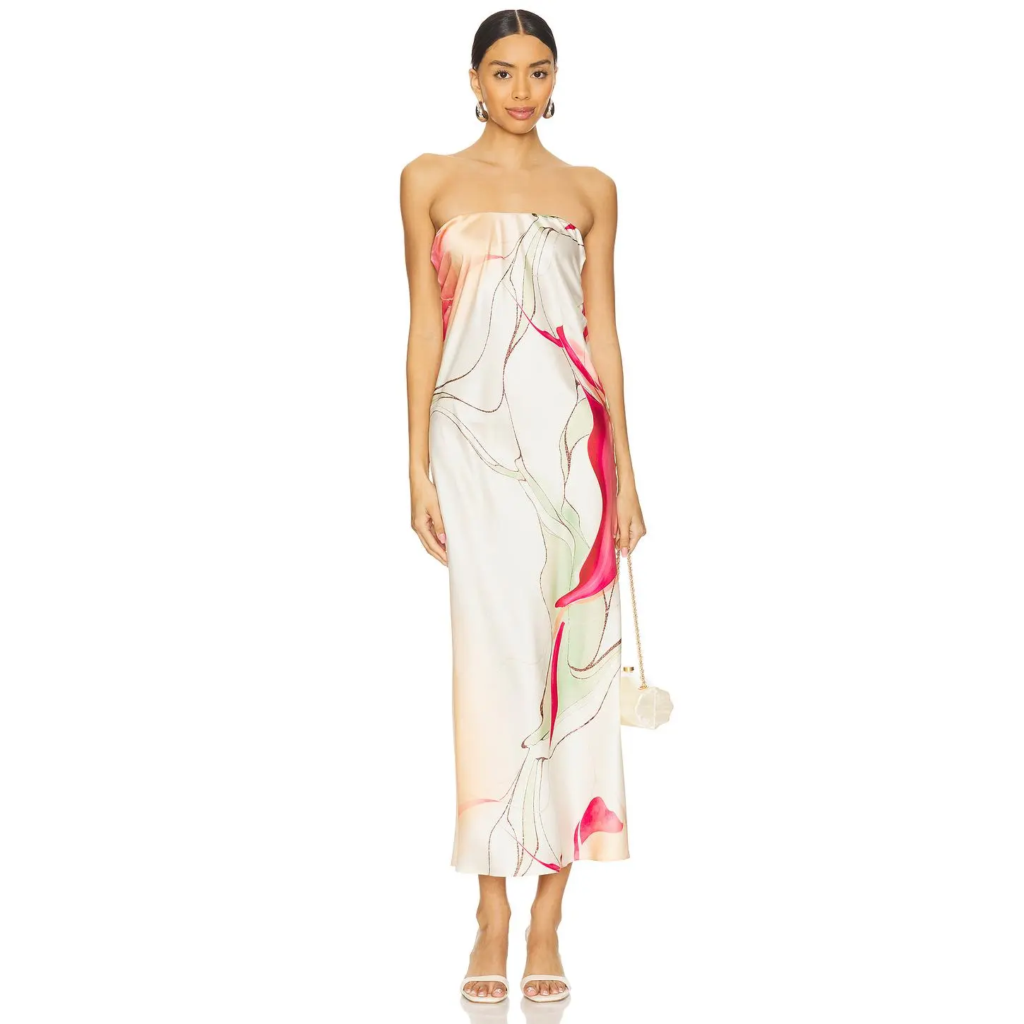 MISA Los Angeles Thara Dress in Divine Marble