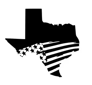 6" Texas State Outline Vinyl Decal – Car Window & Laptop Sticker – Any Color
