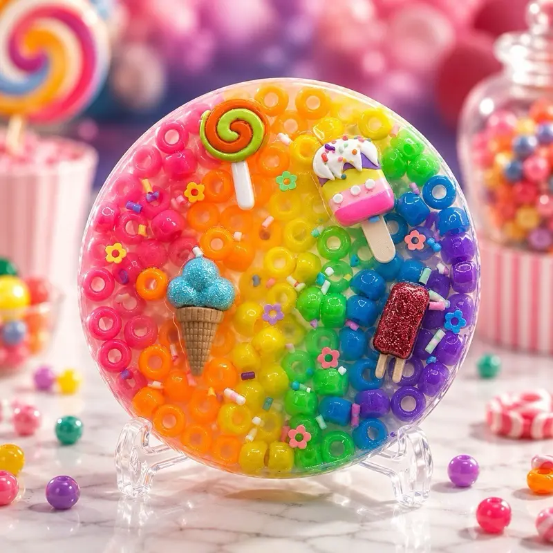 Sweet Treats Silicone Picky Pad for skin picking and anxiety relief, ADHD toy fidgets adhd toy Acrylic