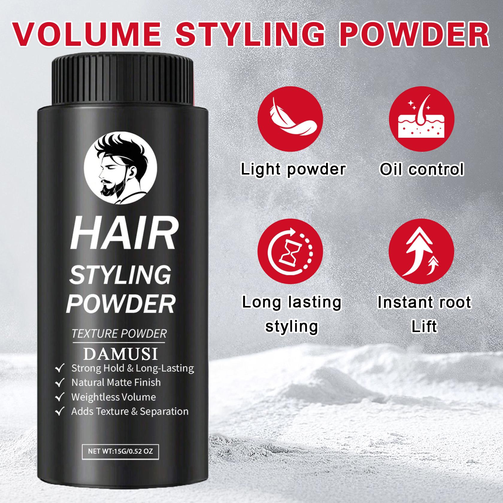 2pcs Hair Styling Powder - Haircare Volumizing Texture Powder for All Hair Types - Matte Finish, 24-Hour Hold, Non-Sticky Formula