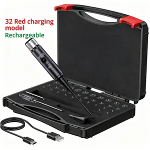 Professional Laser Calibration Kit - Red/Green Dual for O·I7 to I2·G·a Includes 32 Adapters & Mounting Tools Metal Detector Pinpointer Rubber Installation Reliability