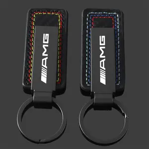 High Quality Car Emblem Keychain Key Ring Metal Keyring For Mercedes Benz AMG W240 W218 W219 W208 W209 W463 W46 W253 W292 W231