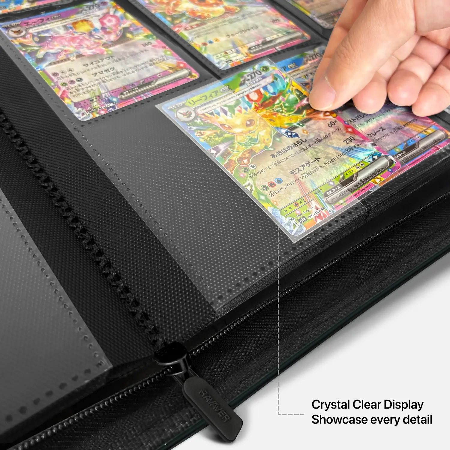 1500 card binder Rayvol 2000 Trading Binder, 16 Pocket D-Ring Card Fit 2016 Cards making card storage quick and easy. MoKo 4 Pocket Trading Card