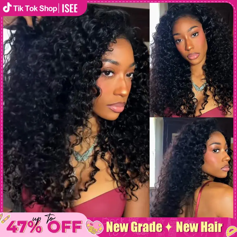 [NEW ARRIVAL] ISEE HAIR Wear Go Half Wig Indian Curly Invisible Hairline Flip Over Beginner Friendly Natural Looking Half Wig Curly Hair Natural Looking Wig #TikTokShopBackToSchool #SohoChic