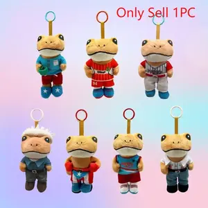 El Sapo Concho Frog Plush, Game Inspired Soft Stuffed Toy with Assorted Outfits, Unique Gift & Accessory for Gamers