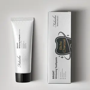 Fuleishu Bincho Charcoal Bright Whitening Toothpaste for Teeth Whiten,Breath Fresh,Enamel Repair & Gum Health - Gentle Mint Flavor
