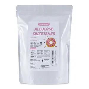 Luckycare Allulose Sweetener - Natural Zero Calorie Sugar Substitute - Powdered Sweetener for Baking and Cooking - 2lbs (907g) - 226 Servings - Flavor