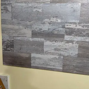 Vamos Tile 100Pcs Water Proof Glossy White Peel and Stick Backsplash,3''x6'' PVC Subway Tile, Stick on Backsplash for Kitchen/Bathroom Decoration Stickers Decorative Ornaments