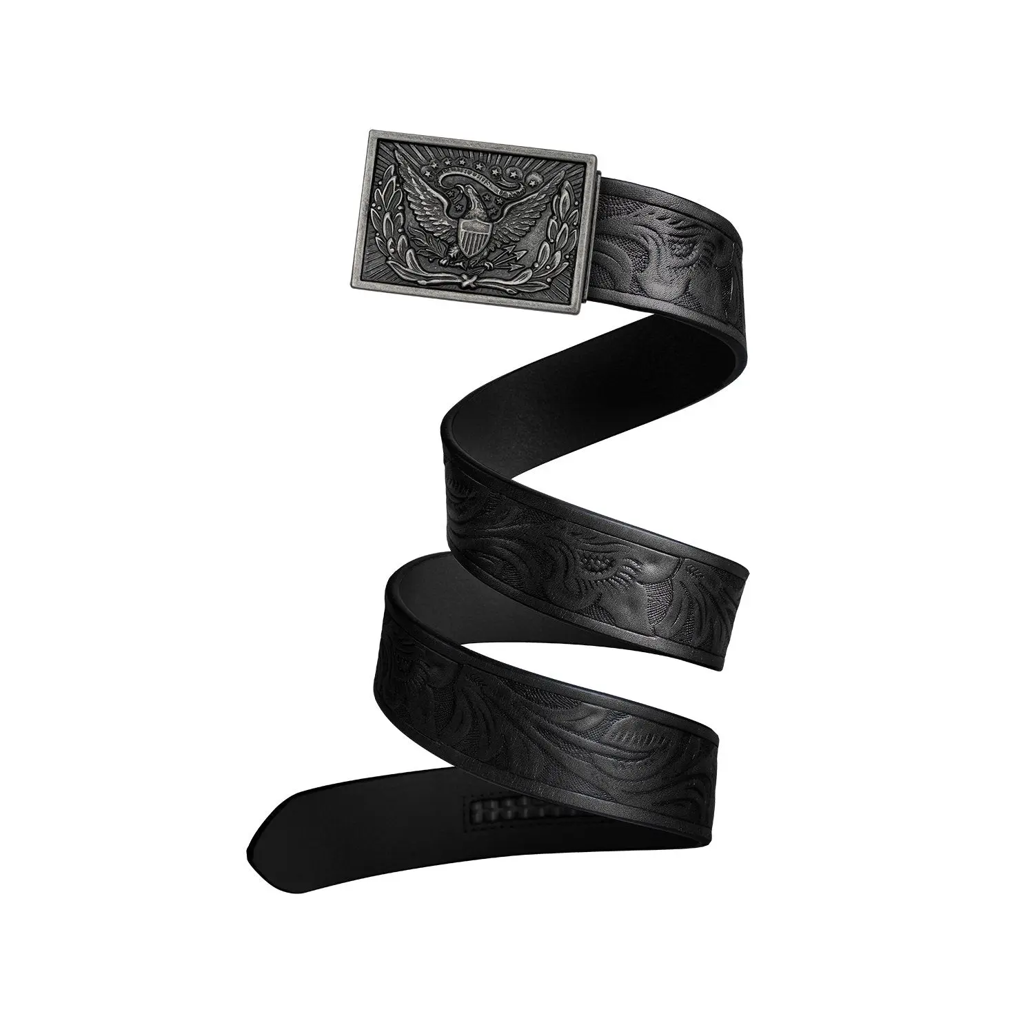 Mission Belt 40mm WESTERN EAGLE Buckle with Full Grain Leather Strap