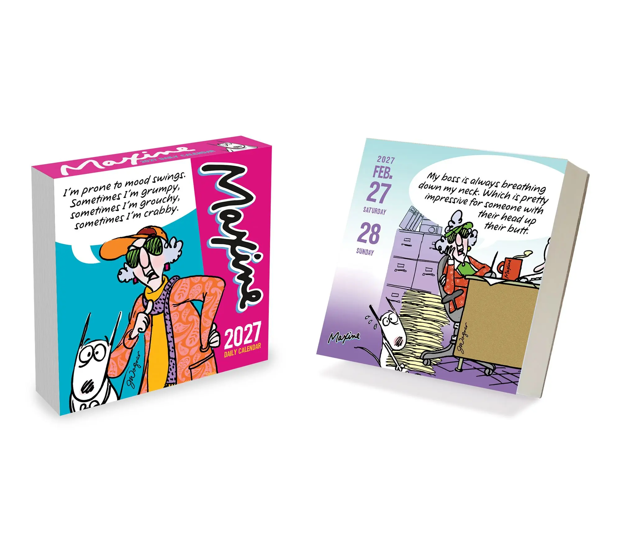 2027 Maxine Daily Desktop Calendar 2027 Maxine Daily Desktop Calendar