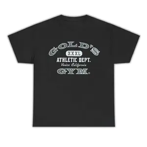 Gold’s Gym Vintage tee Venice California, Crew Neck Graphic T-Shirt, Gym Tshirt, men gifts AR3