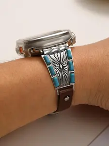 Vintage Style Faux Leather Watch Band, Fashionable Watch Band for Men & Women, Trendy All-match & Exquisite Watch Band for Birthday Gift, Watch Bracelet