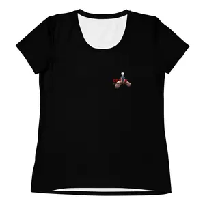 Devon Wood Media All-Over Print Women's Athletic T-shirt