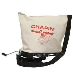 212 MAIN Chapin 84600 Professional Surespread Bag Spreader, 25lb Capacity, Adjustable Strap, Waterproof, Zipper Bag Design for Outdoor Furniture Maintenance, Granular Seed Application, Water Proof