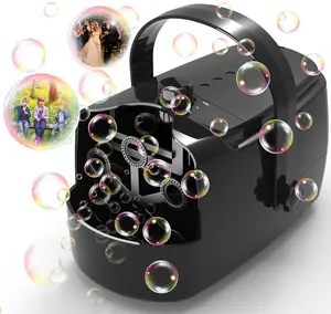 Bubble Machine Bubble Blower, 18000+ Big Per Minute for Kids Toddlers Bubble Maker Operated by Plugin or Batteries Bubble Toys for Indoor Birthday
