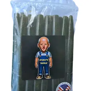 50 piece stick type rubber worm Fishing Lures