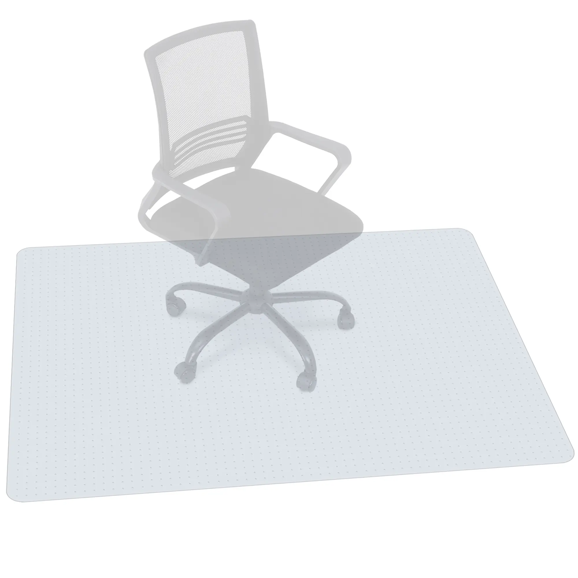 Zeny Cleated Carpet Chair Mat - 46"W x 60"L Phthalate-Free PVC, Waterproof, Smooth Surface, Indoor Waterproof Rugs for Household Use, Waterproof Rugs Indoor