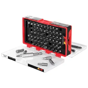 212 MAIN Wilmar PMW9027 75-Piece Specialty Bit Driver Set - Tool Box, Screwdriver Bits, Compact, Easy Carry, Portable