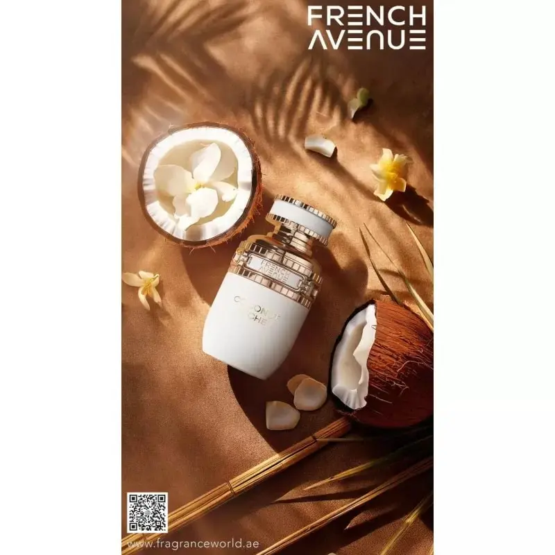 Coconut Leche French Avenue Fragrance World EDP Unisex 2.7 Fl Oz