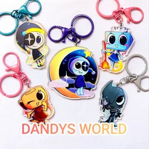 Dandy's World Acrylic Keychain Kawaii Charms, Funny Keychains Cute Accessories, Aesthetic Charm, Gift For Her, Backpack Keychain | Perfect for Backpacks, Keys and Gifts | High Quality and Customer Favorite Items