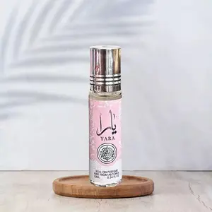 Lattafa Yara Roll-On Perfume Oil 0.34 fl oz (10ml) By Lattafa Perfumes – Long Lasting Vanilla Fragrance for Women Floral Jasmine Scented