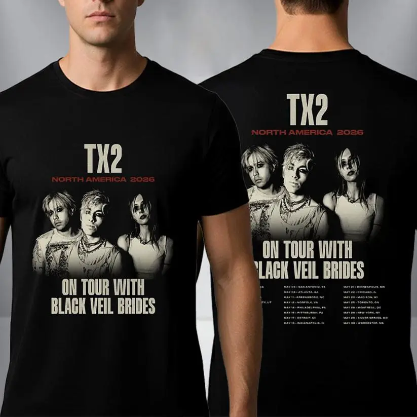 TX2 Band Front & Back Print – Unisex Music Fan Shirt All Sizes S–5XL HGC18706
