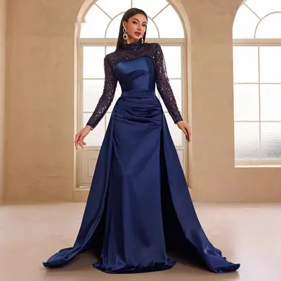 women's long sleeve maxi dress Earthy Solstice Boho Bell Regular Draped lines Sale:SaleDresses EVEREVE Women's Cassie Stretch US SIZE:8