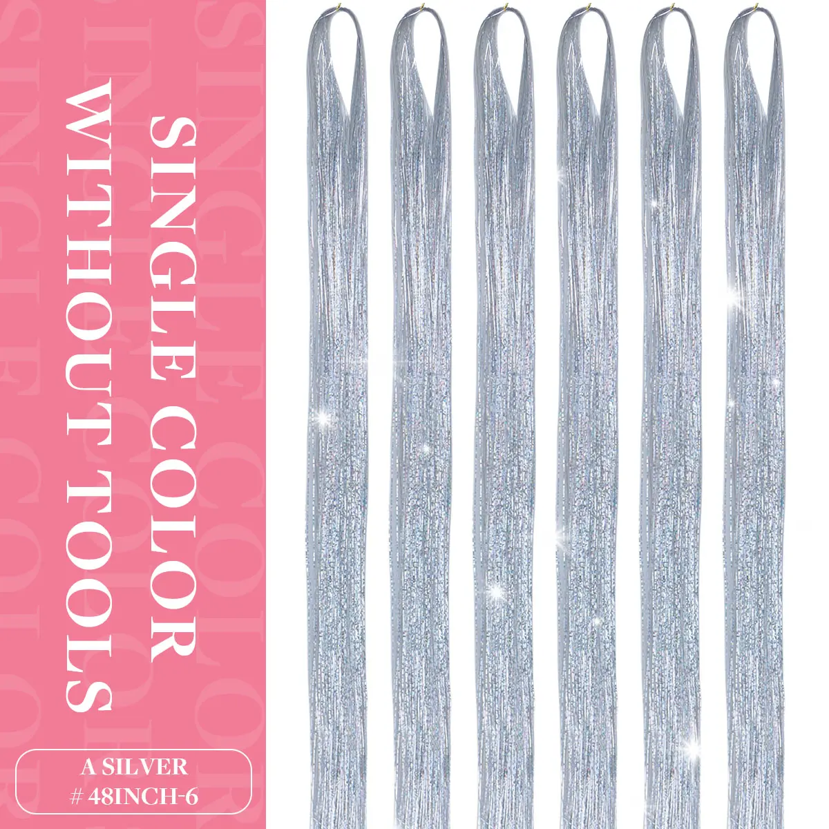 Only Tinsel Witout Tools- Silver