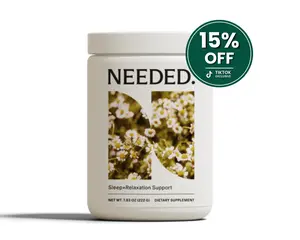 NEEDED Sleep & Relaxation Support Powder – Magnesium & L-Theanine Calm Sleep Drink
