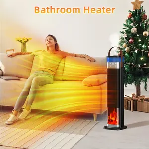 1500W Electric Space Heater for Indoor Use with Humidifier 70° Oscillation 3 Modes Remote Control 12H Timer Quiet Portable Suitable for Offices Bedrooms Large Rooms tip-over switch