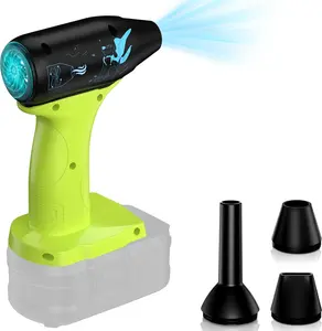 Mini Jet Dry Blower Fan for Ryobi 18V Battery, 130000RPM Cordless Portable Handheld Turbo Jet Fan Blowers for Car, Leaf Blower, Cleaning, Camping, Workshops, Lawns (Battery not Included)