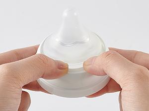 Pigeon Glass Nursing Baby Bottle (Pack of 2) Wide Neck, Anti-Colic, Streamlined Body, Natural Feel, Easy to Clean, (0m+) baby registry essential Heat-Resistant, 5.4 Oz, Includes 2pcs SS Nipples