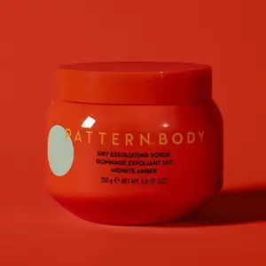 PATTERN Beauty Dry Exfoliating Body Scrub | Dead Sea Salt & Coconut Oil for Silky, Glowing Skin